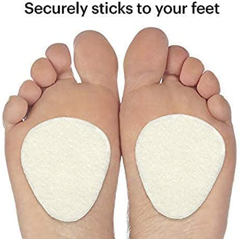 12-Pack Metatarsal Foot Pads for Pain Relief - 1/4” Thick, Ball of Foot Cushions for Women and Men, Forefoot and Sole Support, Metatarsalgia Mortons Neuroma