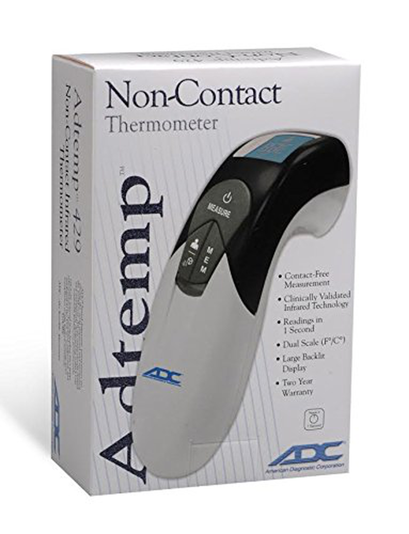 ADC Non-Contact Infrared Thermometer, Adtemp 429, White