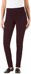 Hilary Radley Women's Narrow Leg Stretch Pull-on Slim Fit Ponte Pant