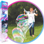 WOWMAZING Giant Bubble Kit: Unicorn - Incl. Wand, 2 Big Bubble Concentrate Pouches and 8 Sun-Activated Magical Stickers | Outdoor Toy for Kids, Girls | Bubbles Made in The USA - Unicorn Kit