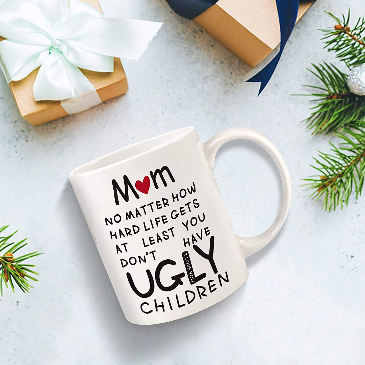 Mothers Day Gifts for Mom from Daughter Son,11Oz Funny Coffee Mug Gifts for Mom Grandma Mother in Law Aunt,Unique Mothers Day Present Idea for Women Her,Mom Gifts for Birthday Christmas Valentines Day