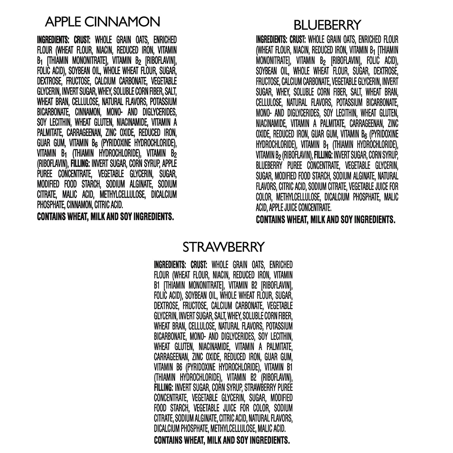Nutri-Grain Soft Baked Breakfast Bars, 3 Flavor Variety Pack, Whole Grain Snacks, Kids Snacks (32 Bars)