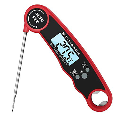 YUSIDO Meat Thermometer, Instant Read Meat Thermometer, Fast and Precise Cooking Thermometer with Backlight, Candy Thermometer, Perfect for Cook,Grill, Kitchen or Outdoor