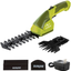 Sun Joe HJ604C 7.2-Volt 2-In-1 1250-RPM Cordless Grass Shear / Shrubber Handheld Trimmer, Rechargeable On-Board Lithium-Ion Battery and Charger Included