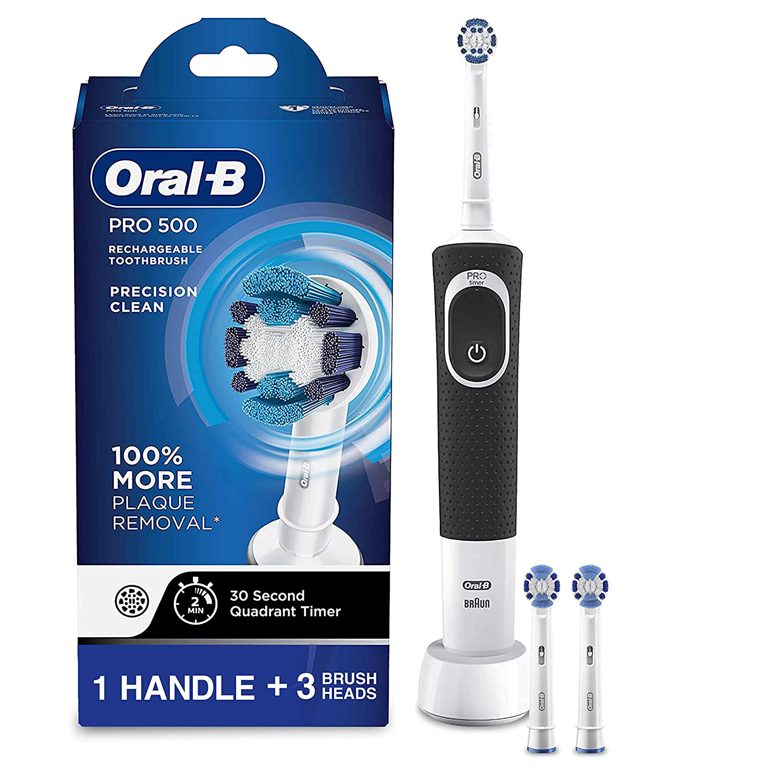 Oral-B Precision Clean Electric Toothbrush Replacement Brush Heads Refill