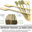 3.5 inch Bamboo wood wooden Paddle Picks Skewers Toothpicks for Cocktail，Appetizers，Fruit，Sandwich，Barbeque Snacks.More Size Choices 3.5''/ 4.7''/ 7''/ 10'' (Pack of 100)
