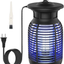 Bug Zapper Electric Mosquito Zapper Mosquito Killer Outdoor and Indoor Insect Fly Traps UV Insect Catcher Insect Killer Gnats Pest Attractant Trap for Home Patio Backyard Round