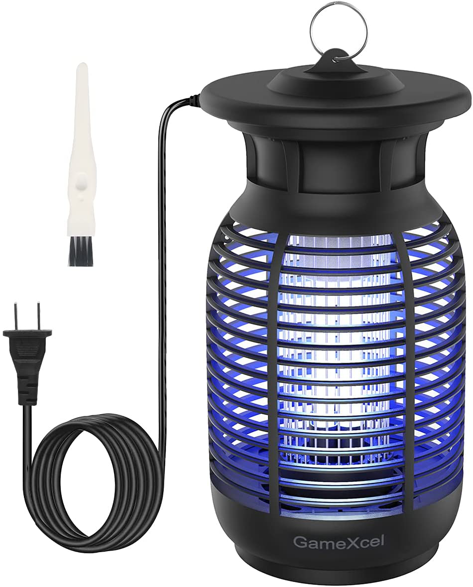 Bug Zapper Electric Mosquito Zapper Mosquito Killer Outdoor and Indoor Insect Fly Traps UV Insect Catcher Insect Killer Gnats Pest Attractant Trap for Home Patio Backyard Round