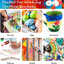 Acrylic Paint Set, Caliart 24 Vivid Colors (59ml, 2oz) Art Craft Paint Supplies for Canvas Wood Ceramic Rock Painting