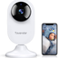 Mini Smart Home Camera, 1080P 2.4G Wifi Security Camera Wide Angle Nanny Baby Pet Monitor with Two Way Audio, Cloud Storage, Night Vision, Motion Detection 