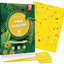 Gideal 10-Pack Dual-Sided Yellow Sticky Traps for Flying Plant Insect Such as Fungus Gnats, Whiteflies, Aphids, Leafminers,Thrips - (6x8 Inches, Included 10pcs Twist Ties)