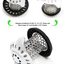 TubShroom Ultra Revolutionary Bath Tub Drain Protector Hair Catcher/Strainer/Snare, Stainless Steel