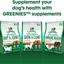 GREENIES Skin & Coat Food Supplements with Omega 3 Fatty Acids, 80-Count Chicken- Flavor Soft Chews for Adult Dogs