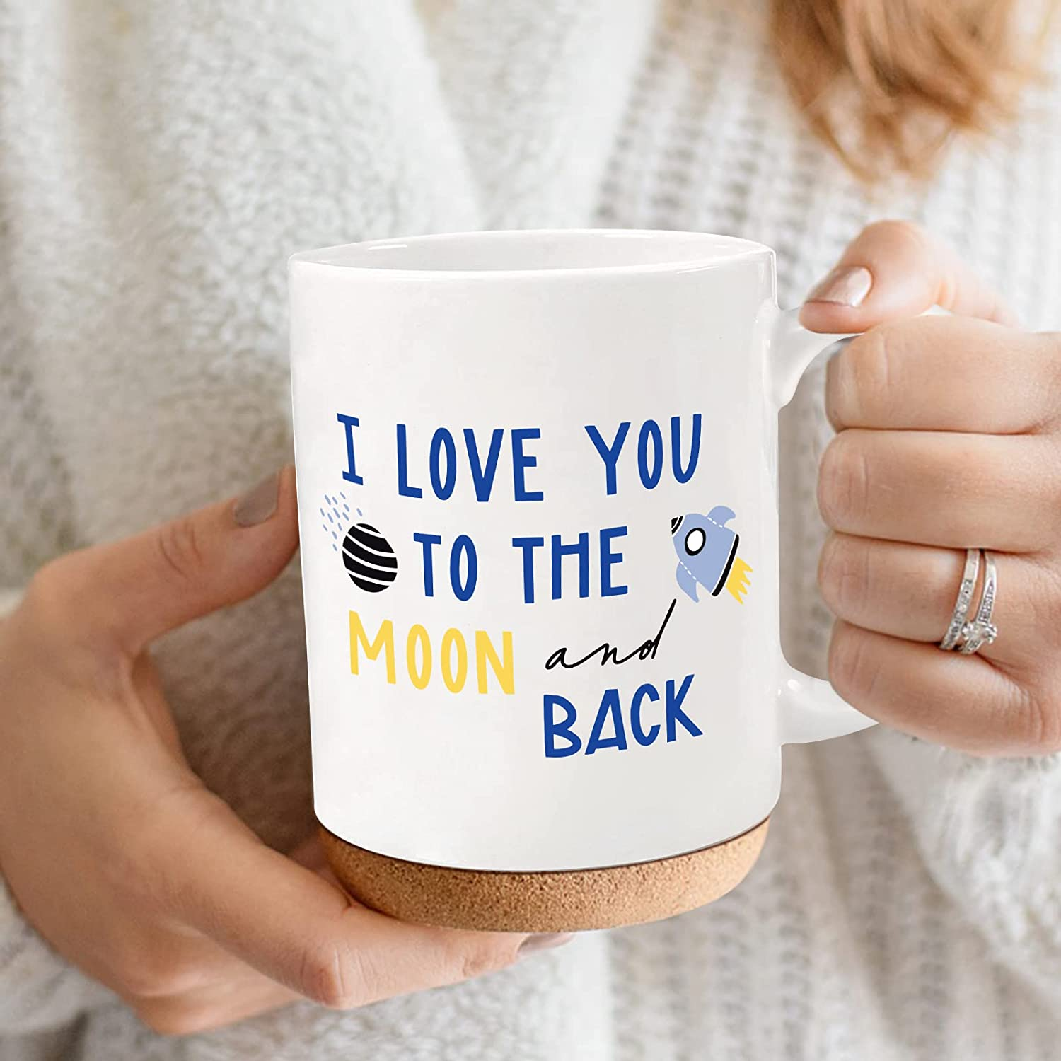 Gifts for Mom Grandma Women Wife Her - 11 Oz Ceramic Coffee Mug - Gifts for Dad Grandpa Husband Boyfriend Girlfriend, Mothers Day Fathers Day Christmas Anniversary Birthday Gifts from Daughter Son