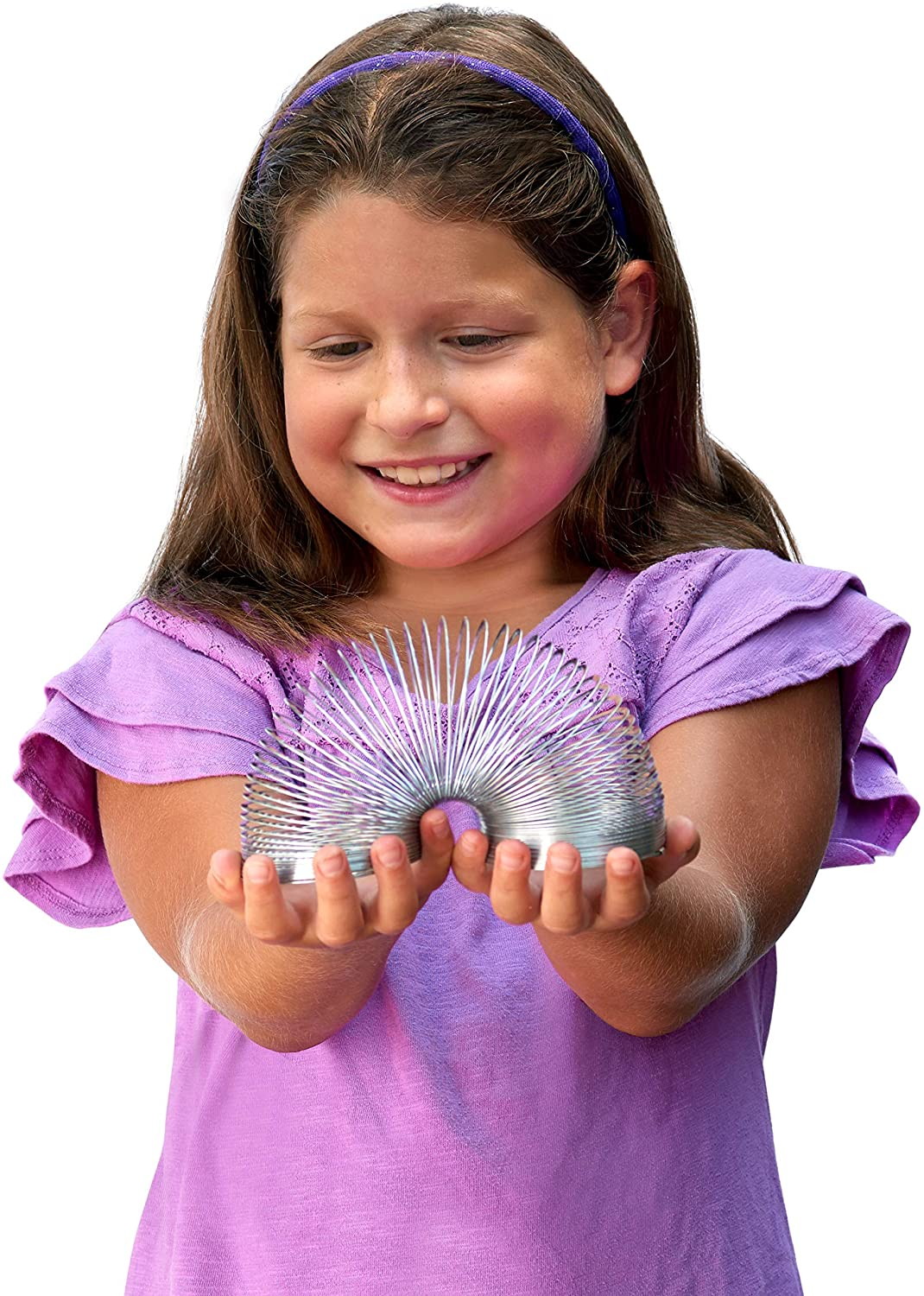 The Original Slinky Walking Spring Toy, Metal Slinky, Fidget Toys, Party Favors and Gifts, Toys for 5 Year Old Girls and Boys, by Just Play