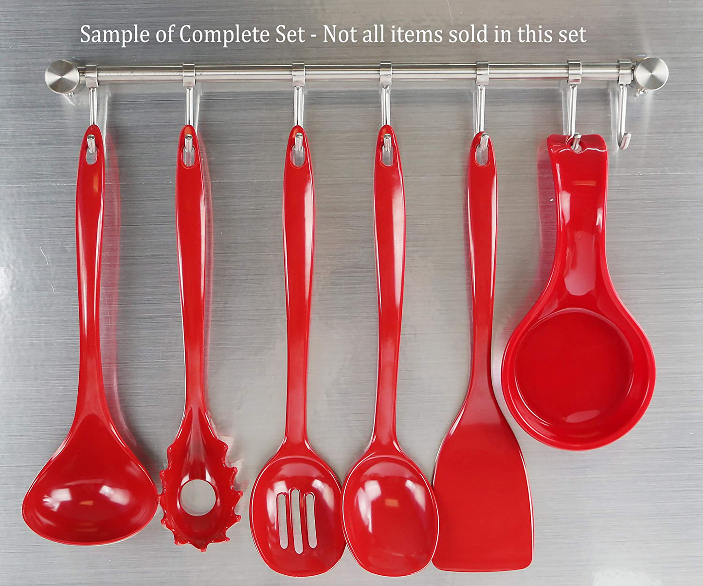 Reston Lloyd Calypso Basics 100% Melamine Ladle Utensil, 1 Piece, Red