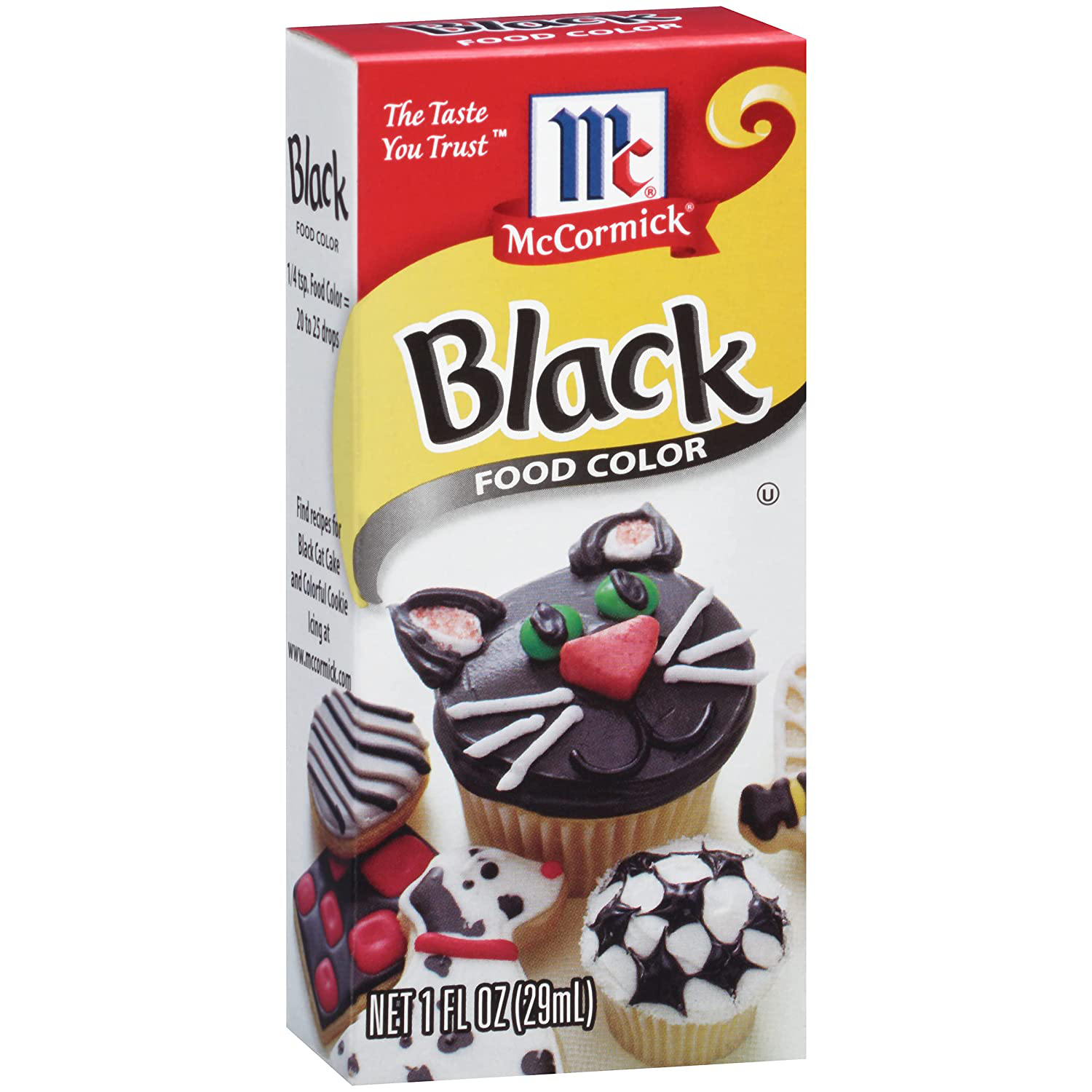 Mccormick Black Food Color, 1 Fl. Oz (Pack of 1)