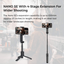 Nano SE Smartphone Gimbal Foldable Extendable Selfie Stick Stabilizer for Vlogging Youtube Travel Shooting Recording with Bluetooth Remote Control (Black)