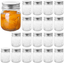 Cedilis 20 Pack 4oz Mini Mason Jars with Airtight Lids, Jelly Jars, Glass Jars for Jam, Honey, Wedding Favors, Shower Favors, Baby Foods