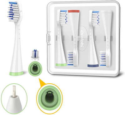 Toothbrush Replacement Heads for Waterpik Complete Care 5.0/9.0 (CC-01/WP-861)