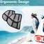 Lumbar Support, Car Lumbar Support with Double Breathable Mesh, Back Lumbar Support for Car and Office Chair ( Black 2 Pack)