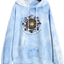 Nicetage Womens Graphic Hoodie Tie Dye Sweatshirt Long Sleeve Casual Lightweight Hooded Pullover Tops with Pockets