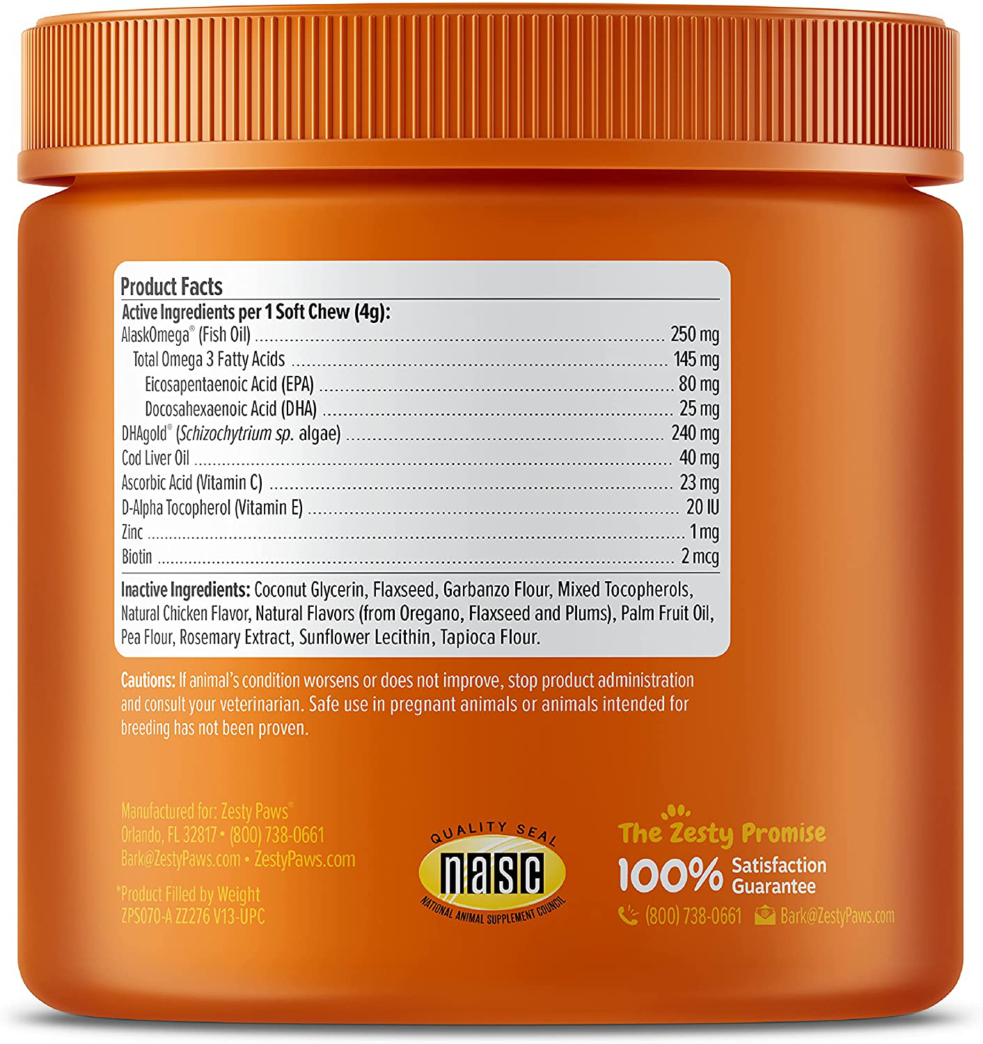 Omega 3 Alaskan Fish Oil Chew Treats - with AlaskOmega for EPA & DHA Fatty Acids - Itch Free Skin - Hip & Joint Support + Heart & Brain Health