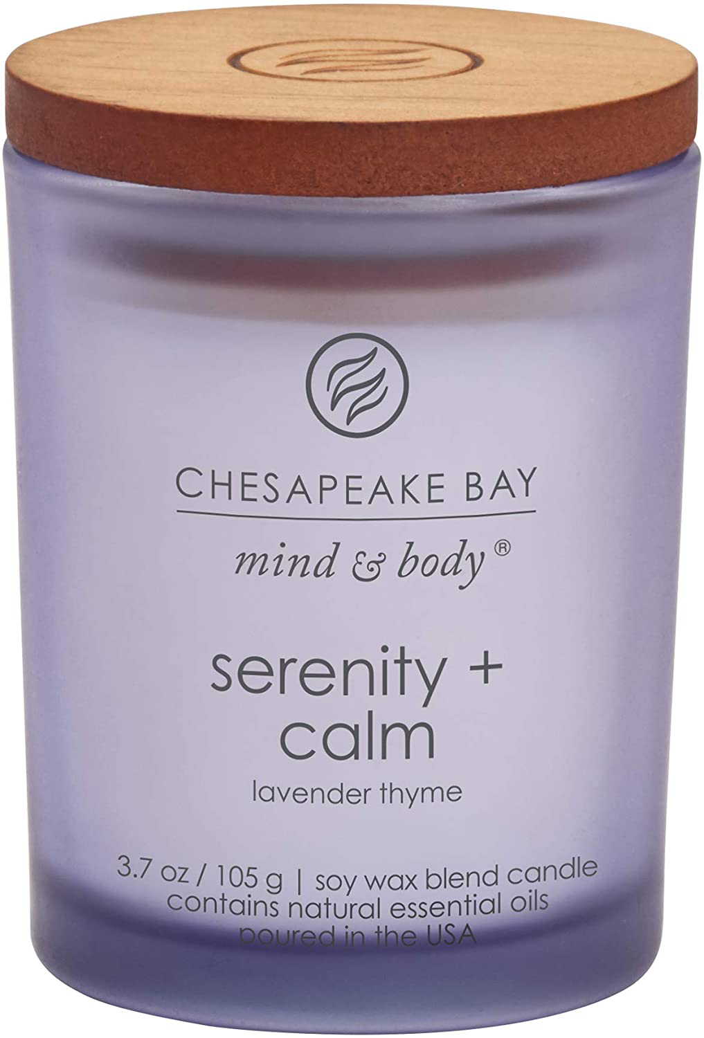 Chesapeake Bay Candle Scented Candle, Serenity + Calm (Lavender Thyme), Coffee Table
