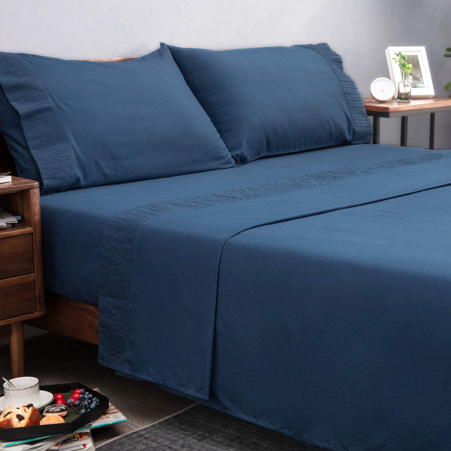 Bedsure Soft 1800 Bedding Sheets & Pillowcases Set