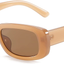 BUTABY Rectangle Sunglasses for Women Retro Driving Glasses 90’S Vintage Fashion Narrow Square Frame UV400 Protection