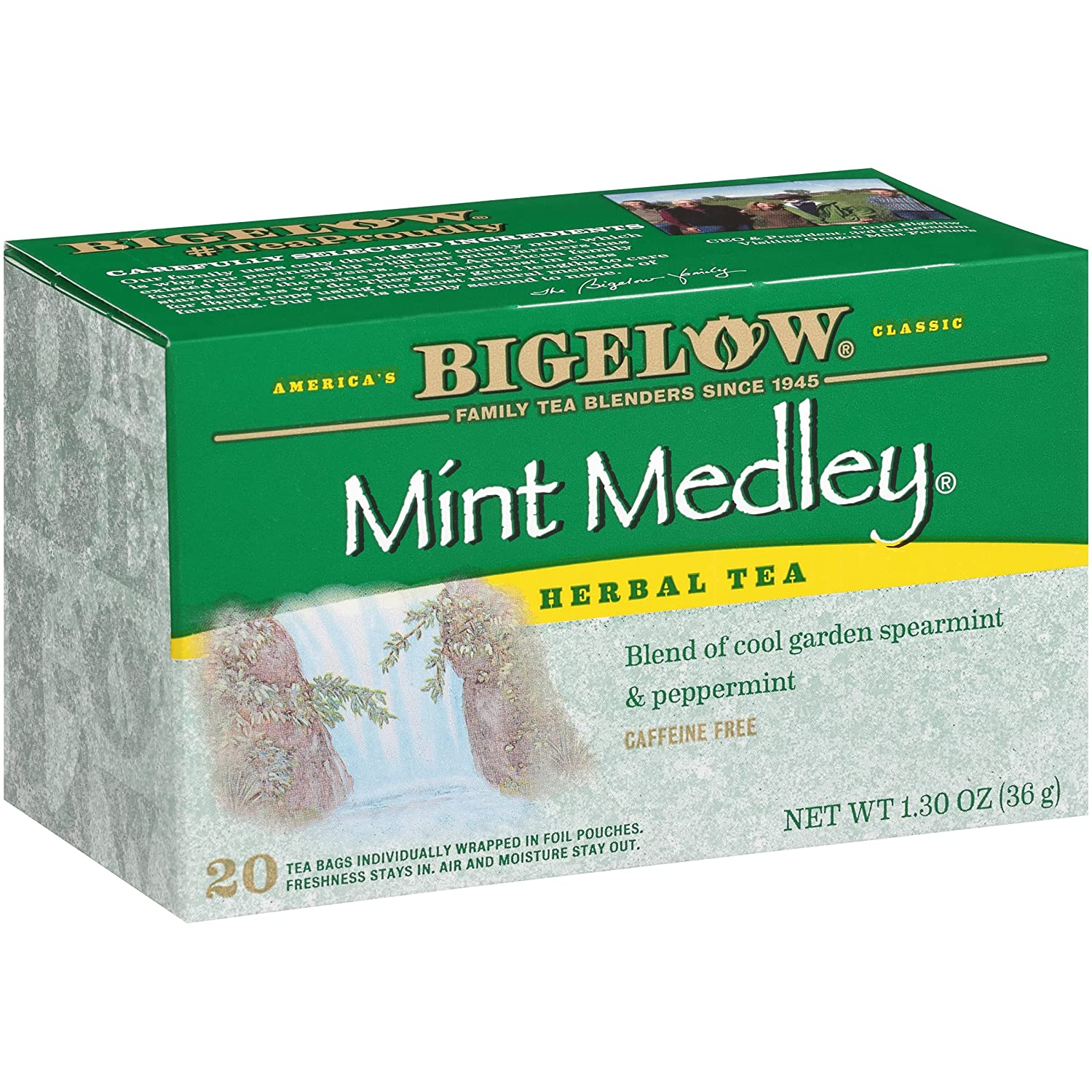 Herbal Tea 6 Flavor Variety Pack, Caffeine Free Herbal Teas, 118 Tea Bags Total
