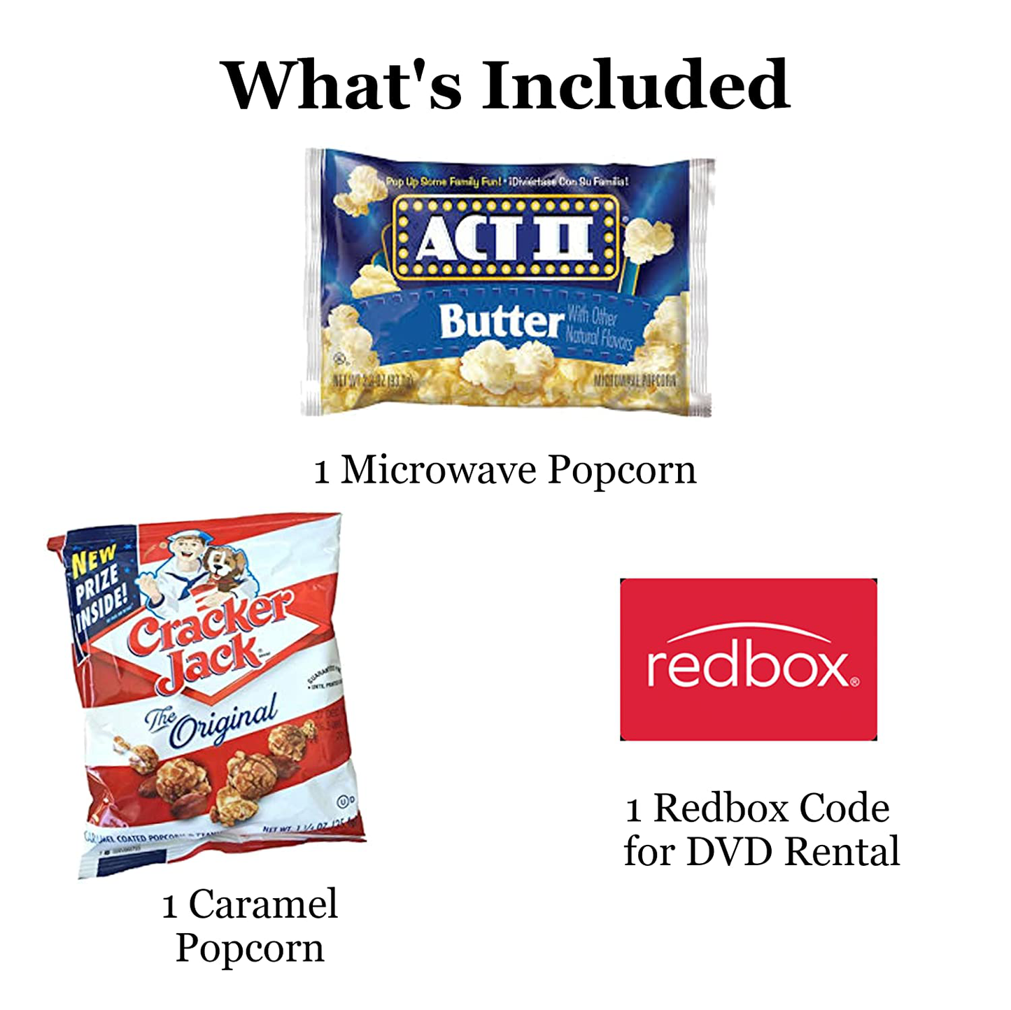 Christmas Redbox Movie Night Gift Baskets with Popcorn, Candy and Redbox Gift Card Movie Rental for College Students, Teens, Men, Kids, Date Night (Santa'S Reindeer)