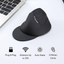 Vertical Ergonomic Mouse, Sculpted Wireless Mouse with Wrist Support, 3 DPI Levels & 6 Buttons for Computer, Laptop & Macbook, Right-Handed, Black