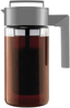 Takeya Patented Deluxe Cold Brew Coffee Maker, One Quart, Stone