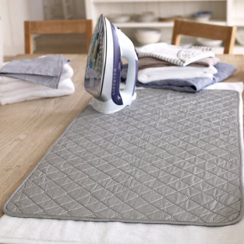 Portable Ironing Mat Blanket (Iron Anywhere) Ironing Board Replacement, Iron Board Alternative Cover