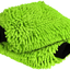 AIDEA Car Wash Mitt Microfiber, 2PK-Scratch & Lint Free, Premium Chenille Microfiber Wash Mitt-Green Regular Size (7.12''X10.14'')