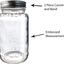 Mason Jars 24oz - Regular Mouth Mason Storage Jars with Lids (set of 2) Made in the USA - Mason Jars with Plastic Mason Jar Lids (24 ounce, white)