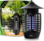 White Kaiman Bug Zapper w/ 500v Mosquito Killer and Insect Zapper ~ Indoor & Outdoor Waterproof Lamp ~Vertical Electric Zapping Grid ~ 7W UVA Replaceable Mosquito Lamp Bulb (Bug Zapper)