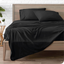 Bare Home Full XL Sheet Set - Premium 1800 Ultra-Soft Microfiber Full Extra Long Bed Sheets - Double Brushed - Full XL Sheets Set - Deep Pocket - Bedding Sheets & Pillowcases (Full XL, Red)
