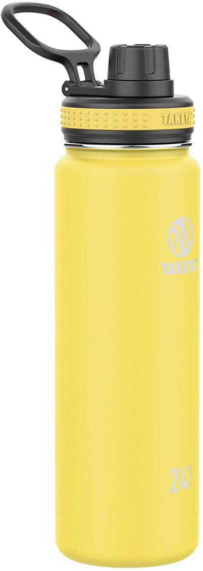 Takeya Bar, Beverage & Storage 24 oz Insulated Beverage, Canary, 24oz