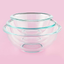 Pyrex Glass Mixing Bowl Set (3-Piece Set, Nesting, Microwave and Dishwasher Safe)