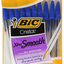 BIC 751766084321 Cristal Xtra Smooth Pens Blue Medium Point. 10-Pack