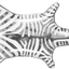 Jonathan Adler Metallic Zebra Dish
