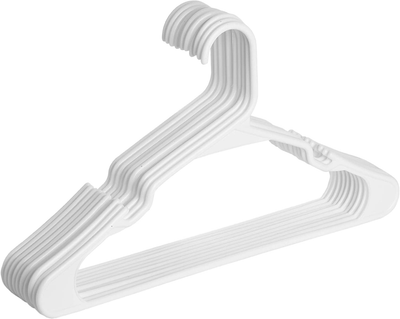 Mr. Pen- Plastic Hangers, 10 Pack, Hangers, Clothes Hangers, White Plastic Hangers, Clothing Hangers, Clothes Hangers Plastic, Hangers for Closet, Plastic Clothes Hangers, Shirt Hangers, Hangers White