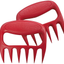 The Original Bear Paws Shredder Claws - Easily Lift, Handle, Shred, and Cut Meats - Essential for BBQ Pros - Ultra-Sharp Blades and Heat Resistant Nylon