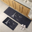 Kitchen Rugs Mats Washable Non Skid Slip - Made of Polypropylene 2 Pieces Sets