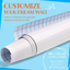 White Board Stick on Wall Paper with FREE Dry Erase Markers - Large Wallpaper Peel Adhesive for Classroom, Office and Home