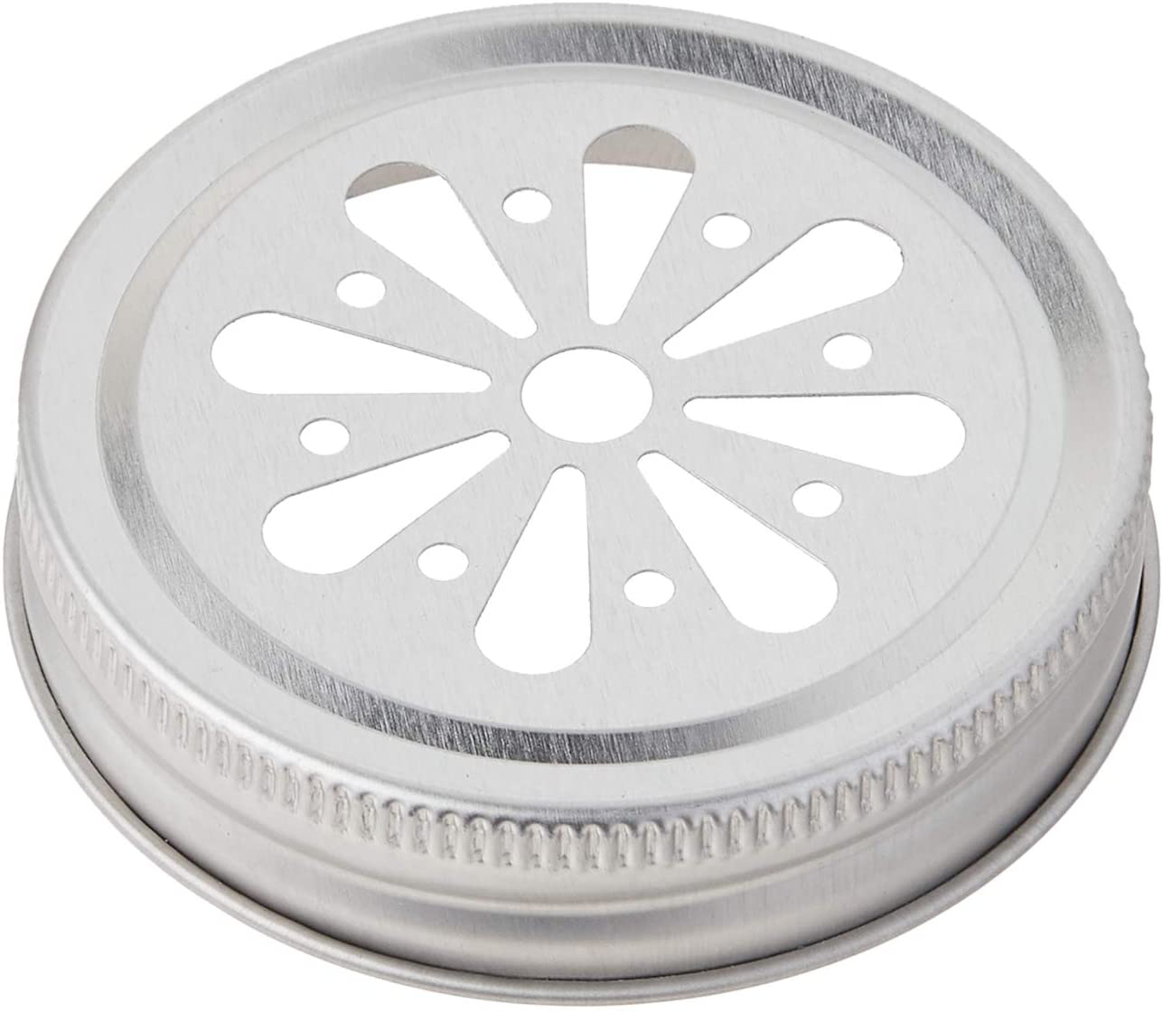 Kate Aspen Mason Jar Lids, Flower, Set of 12