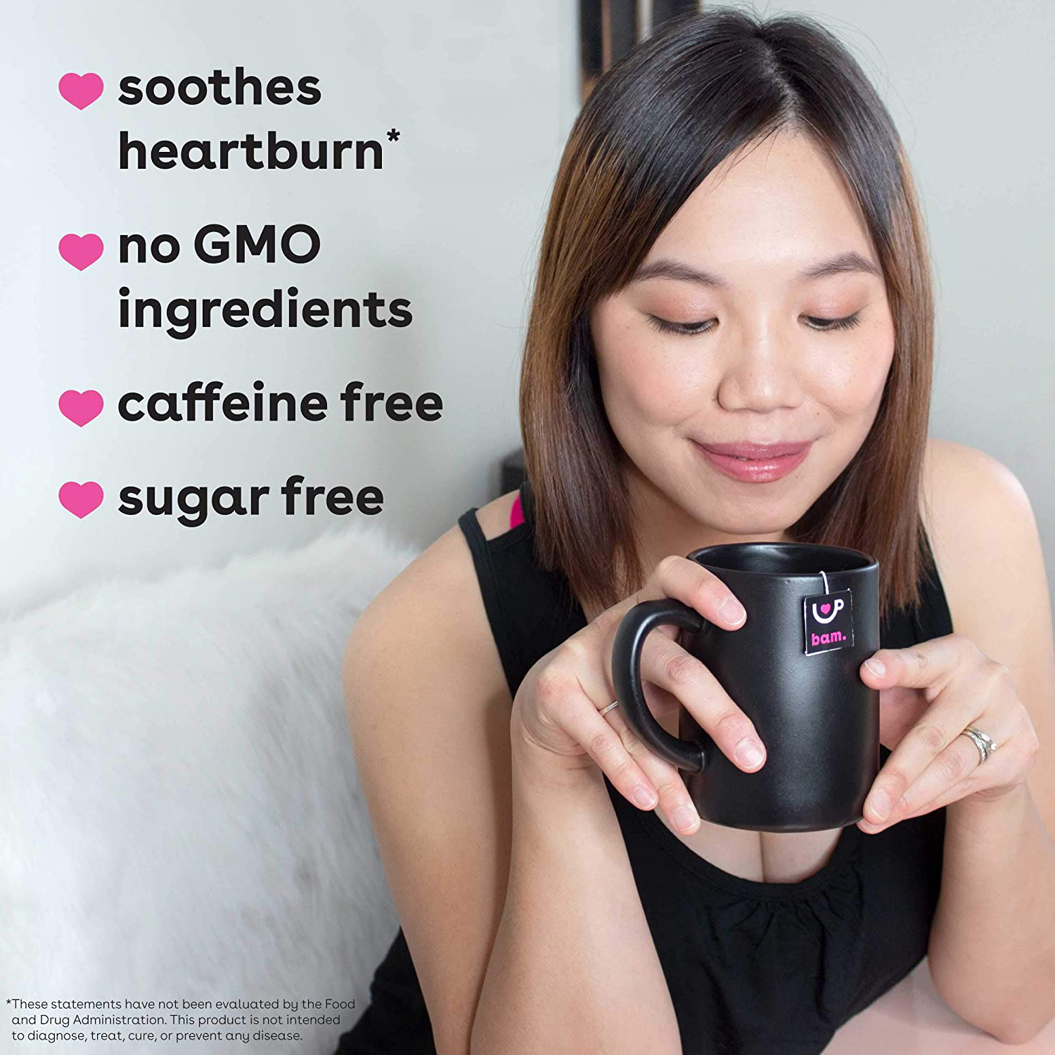 Bamboobies Women's Postpartum Tea, Black Cherry, Helps Balance Hormones and Mood, Organic, Non GMO, Caffeine Free, and Sugar Free, 20 Tea Bags