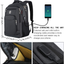Laptop Backpack, Business Travel Anti Theft Slim Durable Laptops Backpack with USB Charging Port,Water Resistant College School Computer Bag